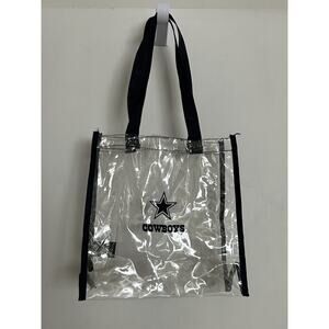 Dallas Cowboys Stadium Approved Clear Plastic Tote Bag NFL
